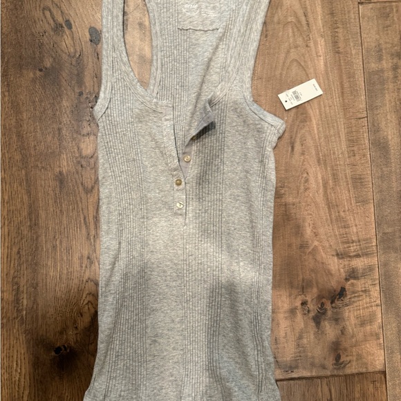 Aerie Ribbed Racerback Tank Small - Picture 2 of 3